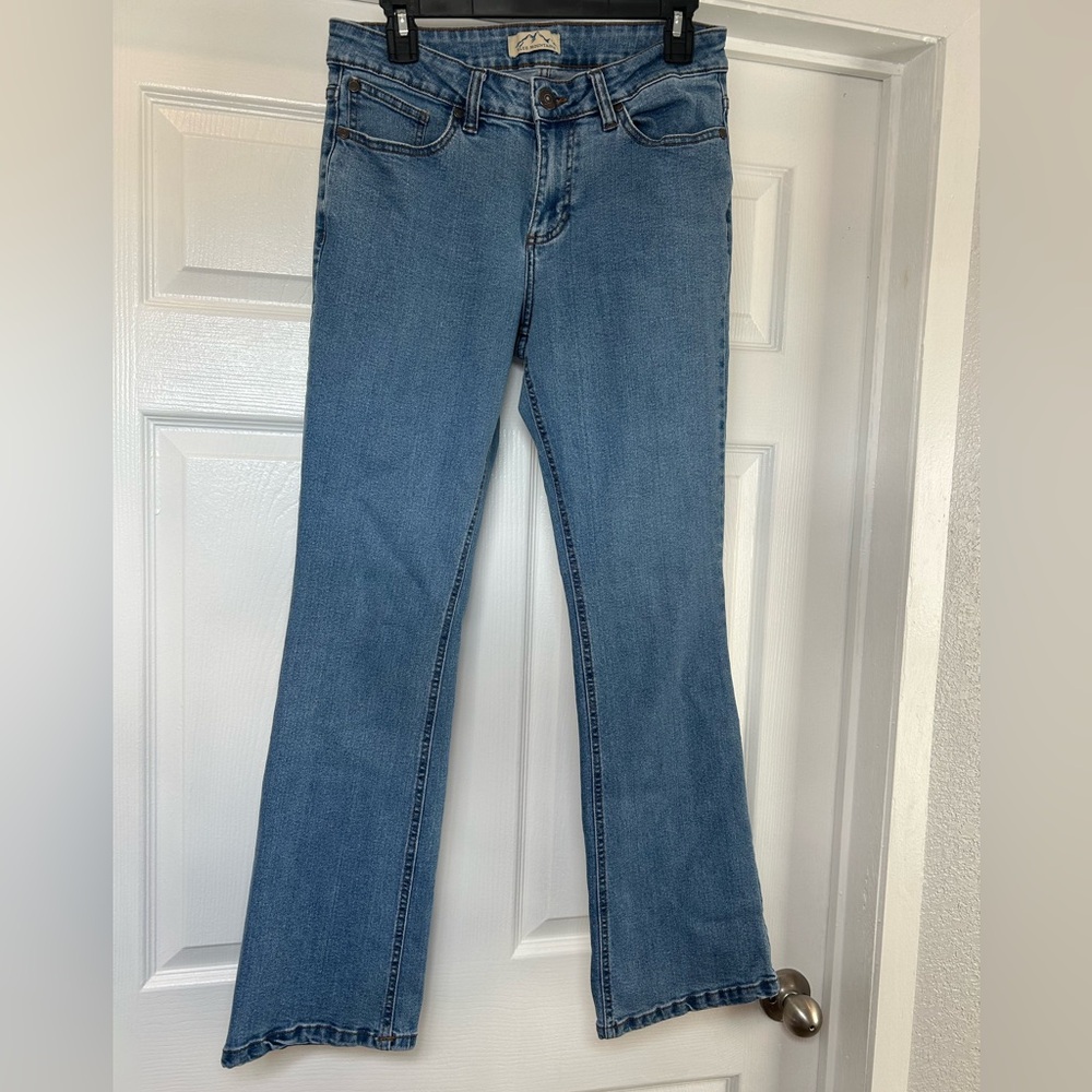 Elegant Blue Boot Cut Jeans for Women